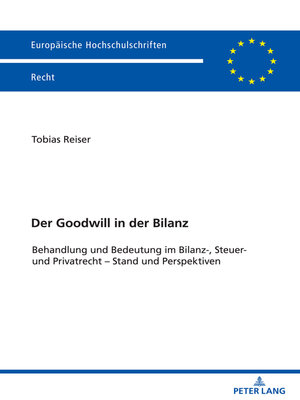 cover image of Der Goodwill in der Bilanz